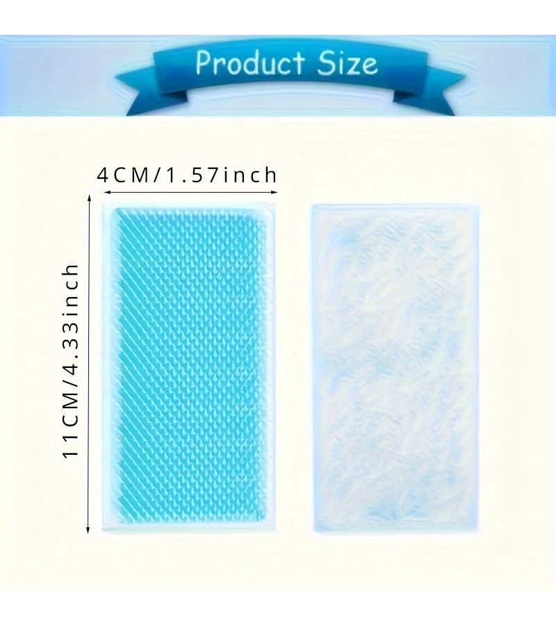 20 40 60 Pcs Quick Acting Cooling Gel Sheets Summer Long Acting Gel Material Suitable For Daily Use And Elderly Care - Image 1