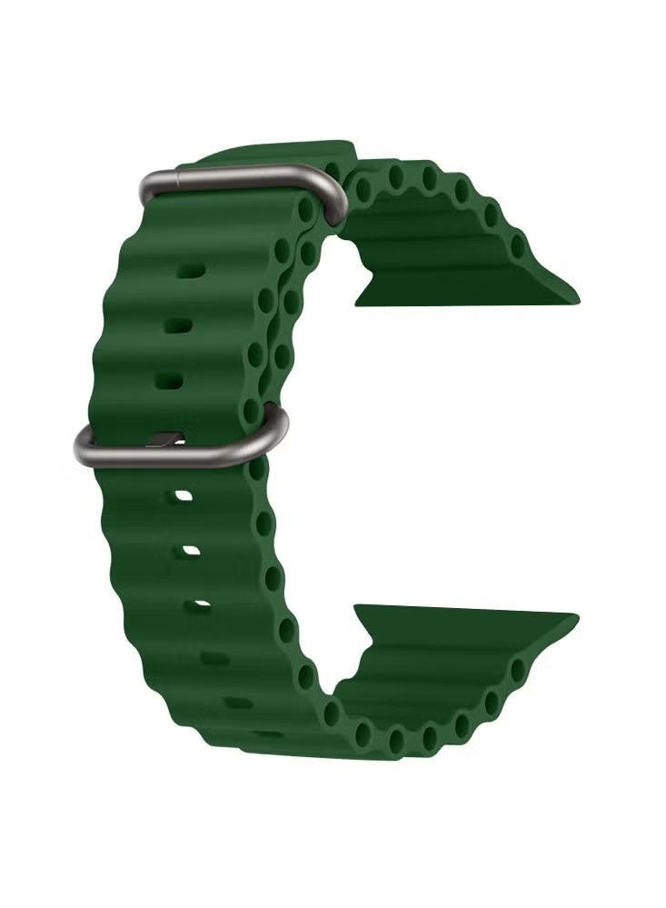 Zaboon Ocean Silicone Replacement Band For Apple Watch 49/45/44/42mm Series Ultra 8/7/6/5/4/SE - Image 3