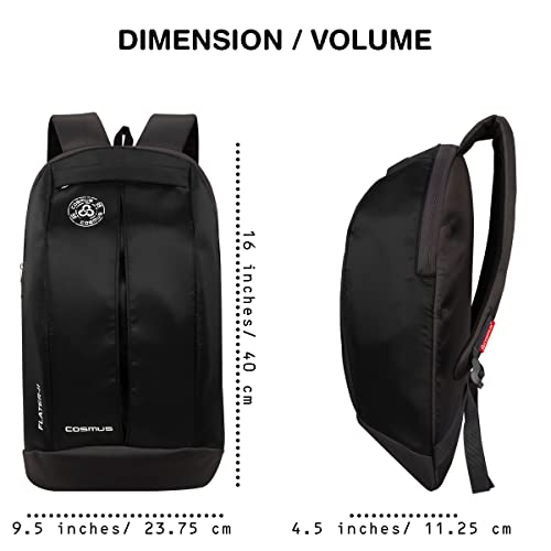 COSMUS Flater Black Small Outdoor Mini Standard Backpack 12L Daypack - Image 3