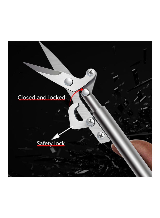 NIBEMINENT Small Size Portable Pointed Picking Fruit Shears Cut Black 18.00x4.00x12.00cm - Image 2