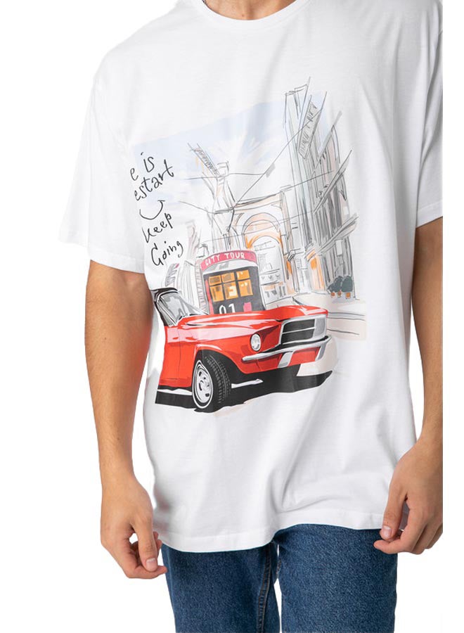 Marco Bergamo تي شيرت بطبعة جرافيكية - Image 5