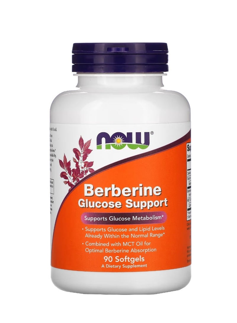 now Berberine Glucose Support 90 Softgels - Image 1