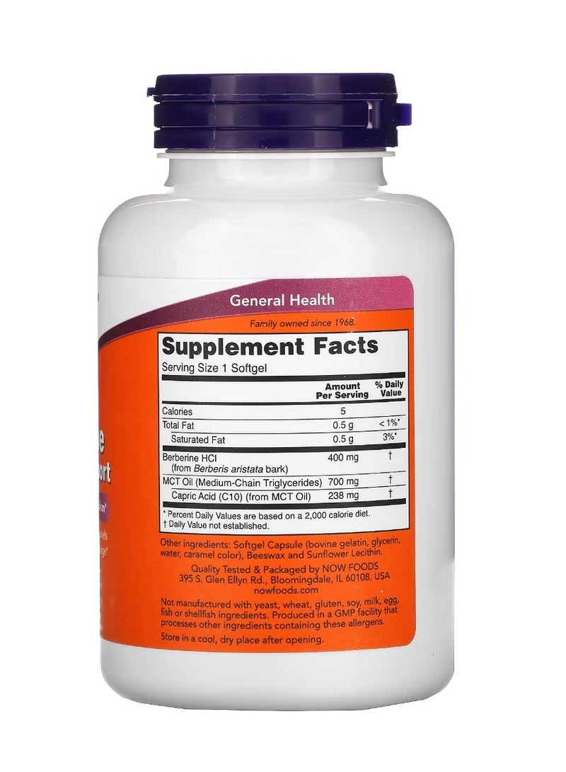 now Berberine Glucose Support 90 Softgels - Image 2