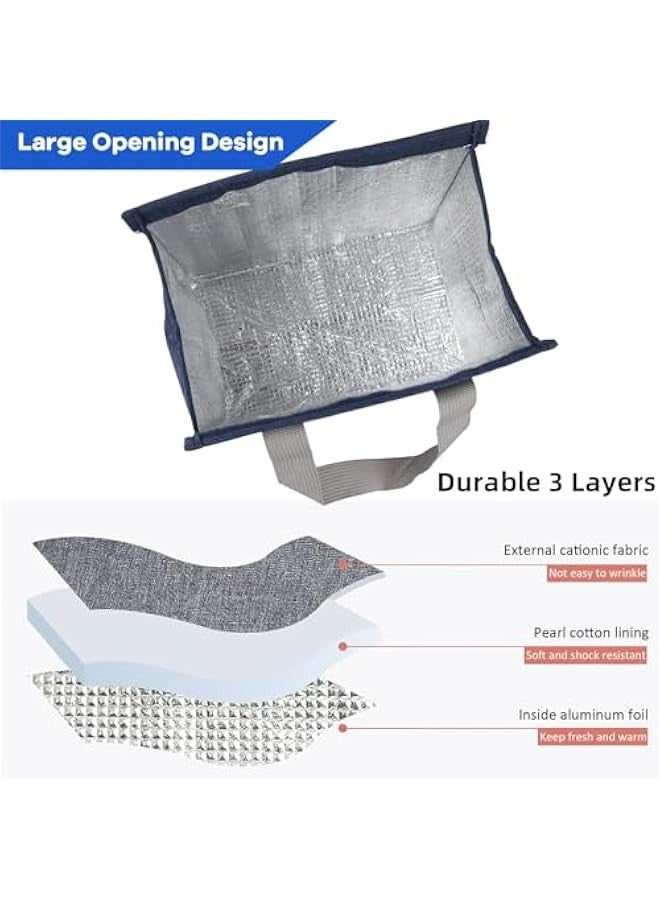 بيوينتي شنط غداء للنساء والرجال من مويابس، شنطة غداء معزولة وقابلة لاعادة الاستخدام ومانعة للتسرب، شنط رائعة للاطفال والبنات والبالغين، شنطة تبريد حرارية للعمل والمدرسة والنزهات والسفر (اسود) - Image 3