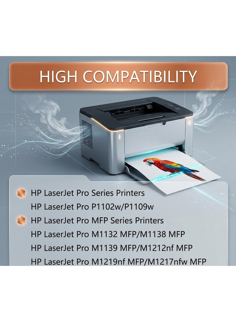 A Plus 85A CE285A 2 Pieces Compatible Black Laser Toner Cartridge for HP LaserJet Pro P1102w P1109w M1212nf M1217nfw - Image 5