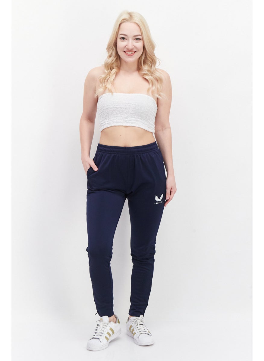 CASTORE - Women Sportswear Fit Brand Logo Track Pants, Navy - Image 1