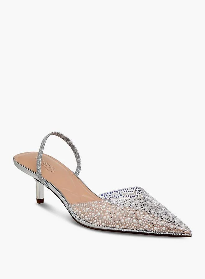 Celeste Women Embellished Slingback Shoes