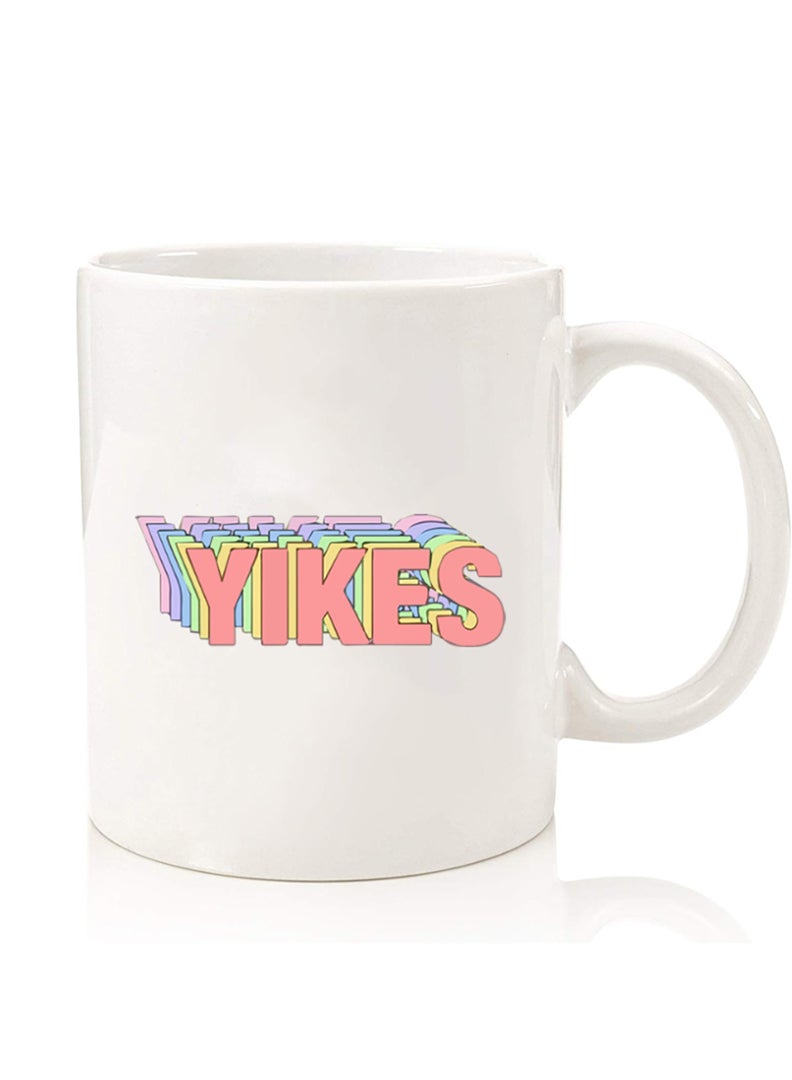 Theodor Premium Quality Two Sided Printed Coffee Mug Tea Cup For Home Office, Kids Men Women Yikkes-01 - Image 1