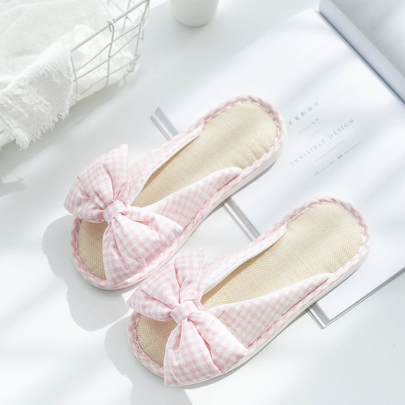 2 Pairs Toe Slippers Breathable Anti- Slippers Lovely Knot Shoes - Image 5