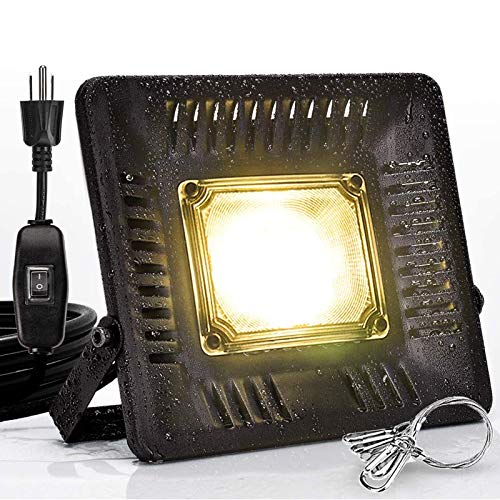 Relassy 150W Waterproof Plant Light, Outdoor Grow Light,Sunlike,Full Spectrum LED Grow Lamp,Without Noise,Ultra Thin,Heat Dissipation,for Seedling Growing Blooming Fruiting - Image 1