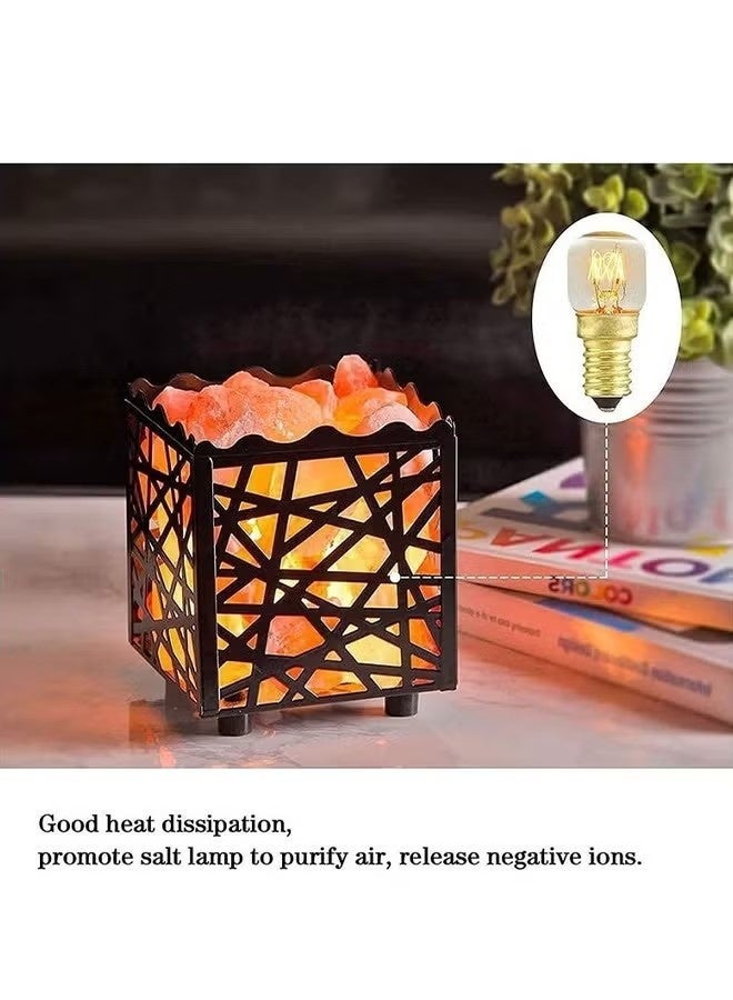 Salt Lamp Bulbs, 15w E14 for Oven 300°C, Fridge, Multipurpose Appliance SES Incandescent Dimmable Bulbs, Mini Microwave Lamp High Temperature Resistant E14 Himalayan Salt Crystal Lamp 4Pcs - Image 5