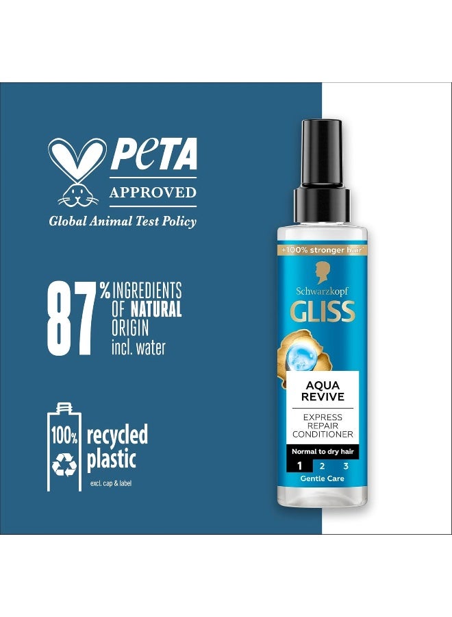 SCHWARZKOPF Gliss Schwarzkopf Gliss Aqua Revive - Express Repair Conditioner, 200ml - Image 5