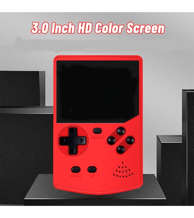 Red Portable Handheld Game Console Rtos System Supports Wired Gamepad Two Players TV Connection Long Battery Life Gift - Image 2