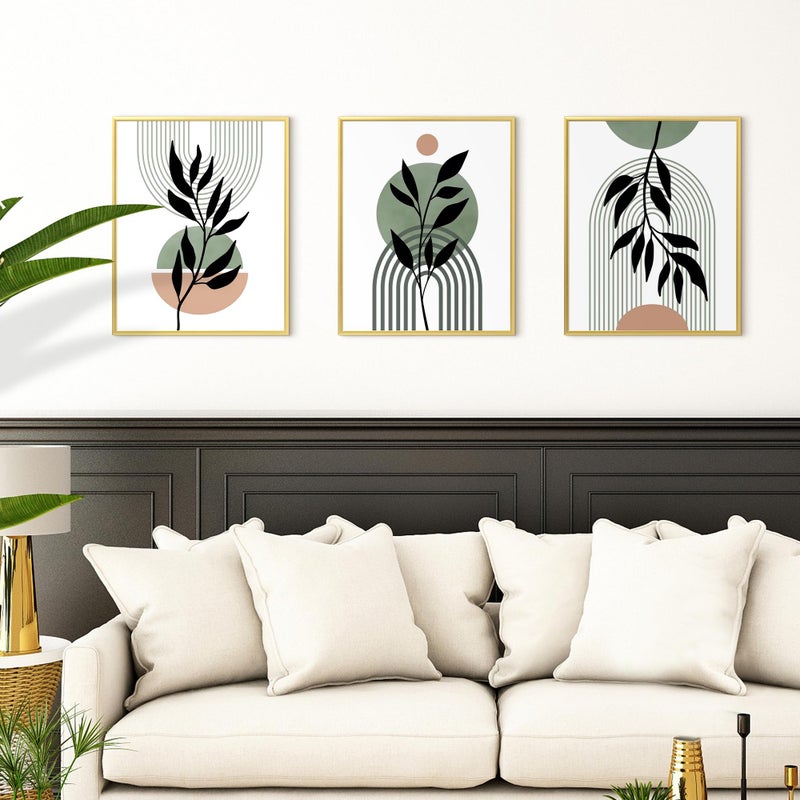 upsimples 16x20 Picture Frame Gold 3 Pack, Scratch-Proof Poster Frames 16 x 20 for Photo Gallery - Slide-In Strips, Horizontal or Vertical Wall Mounting - Image 5