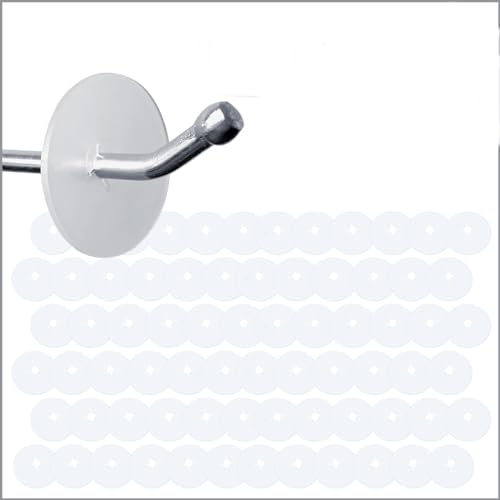 Clip Strip Display Hook Product Stop, 100 Pack, Product Stoppers for Display Hooks, 1" Diameter, Give Display Hooks a Full & Organized Appearance - Image 1