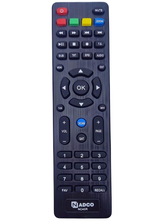 Nadco Replacement Remote Control For Nadco Nc40R Satellite Receiver - Image 1