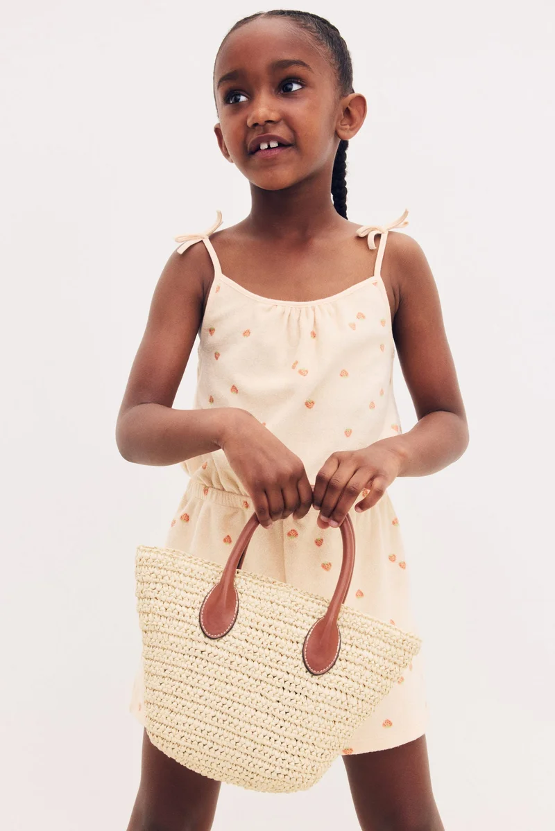 H&M Patterned terry jumpsuit