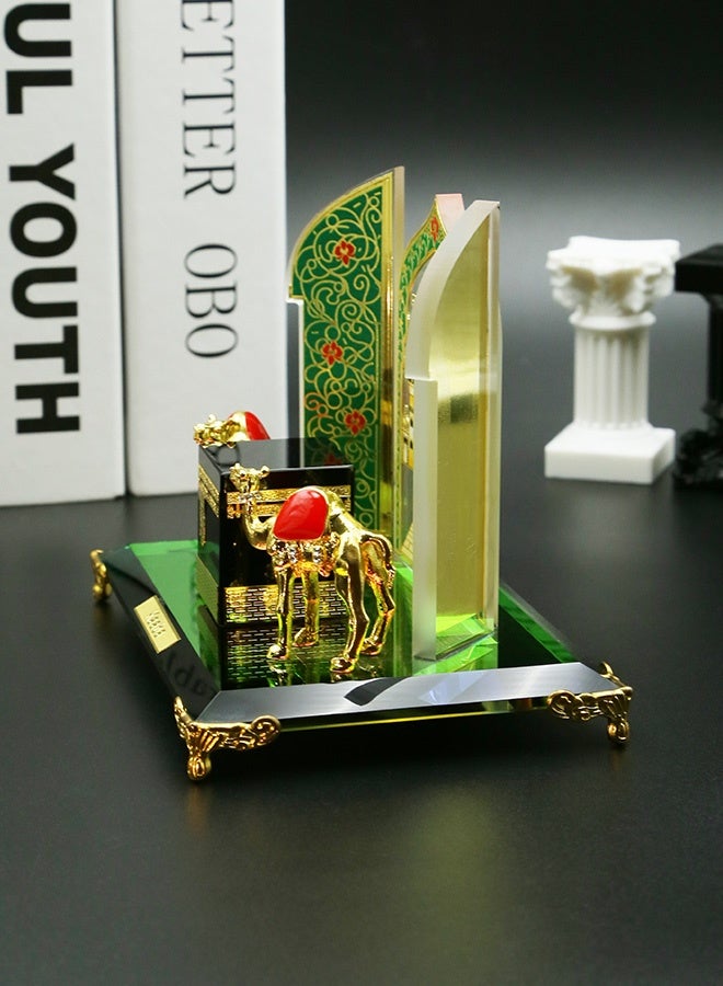 MHONGWEI Muslim Gift Hajj Home Crystal Ornament Art Decoration For Living Room Bedroom Office - Image 3