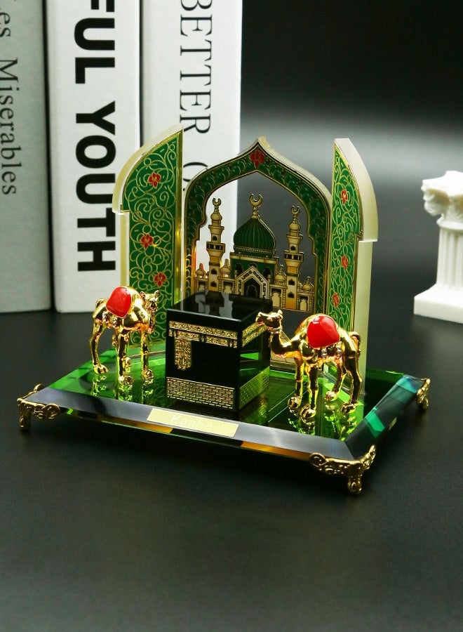 MHONGWEI Muslim Gift Hajj Home Crystal Ornament Art Decoration For Living Room Bedroom Office - Image 2