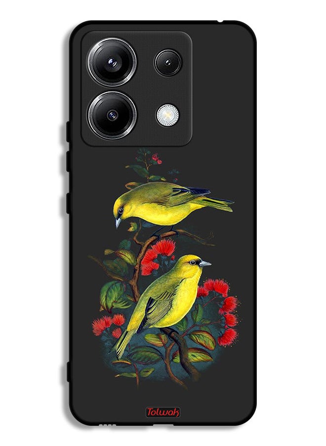 Tolwak Xiaomi Redmi Note 13 Pro 5G Protective Case Cover Birds  - Image 1