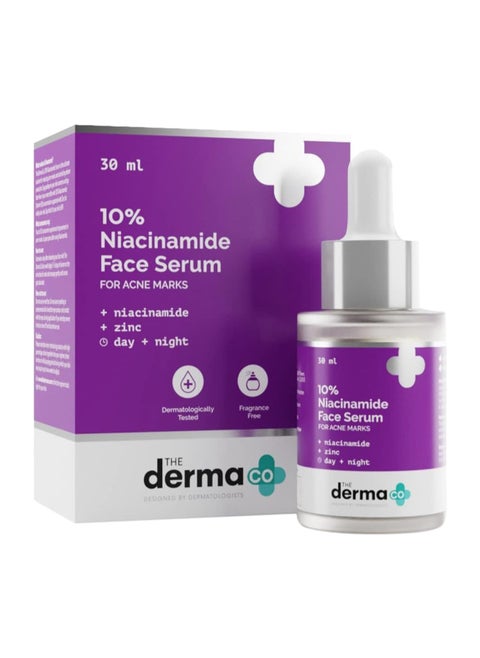 10% Niacinamide Face Serum with Zinc for Acne Marks | Fades Acne Marks And Dark Spots | Controls Oil