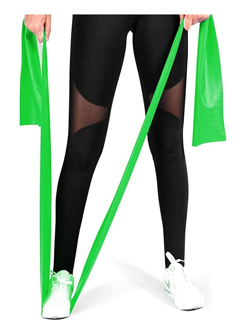 SYOSI قطعة واحدة من شريط المقاومة لتدريبات قوة الساق والورك واليوجا، شريط مطاطي مطاطي - Image 1