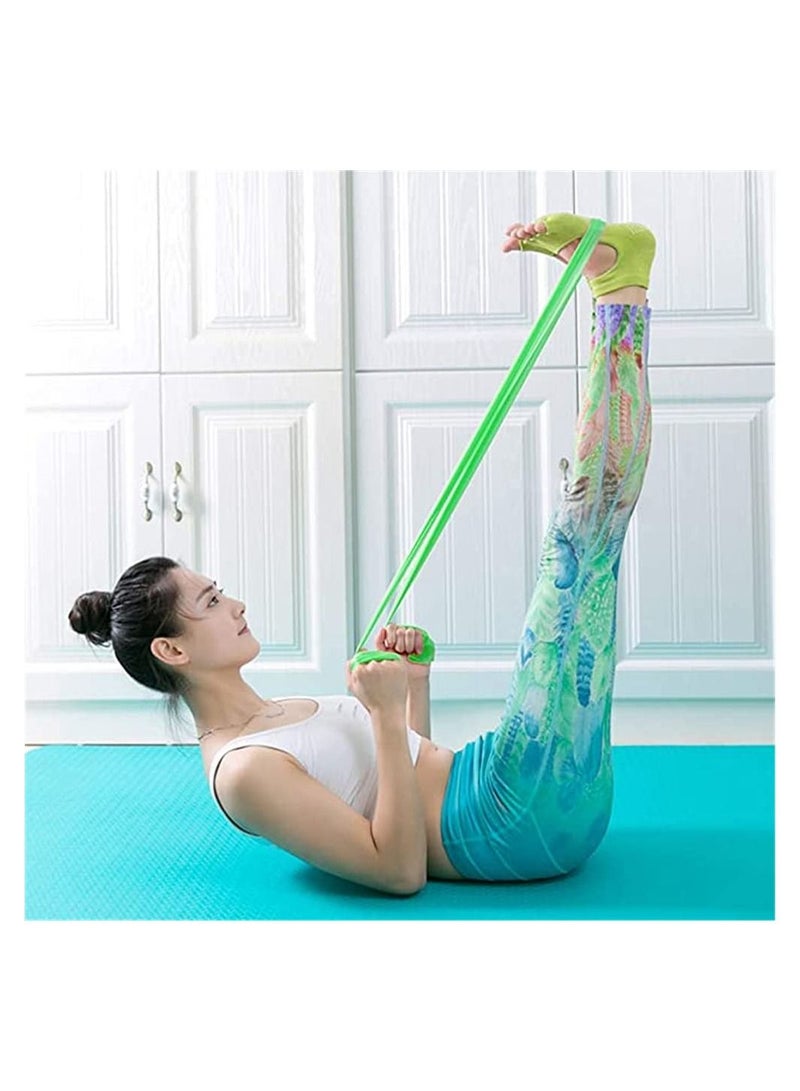 SYOSI قطعة واحدة من شريط المقاومة لتدريبات قوة الساق والورك واليوجا، شريط مطاطي مطاطي - Image 4