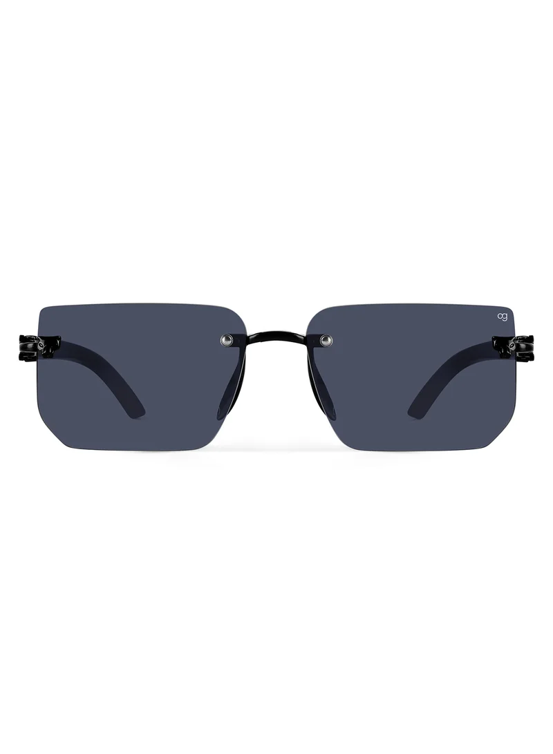 Woggles  Unisex UV Protection Rectangle Sunglasses |Rimless Sunglasses  | Best Price UAE