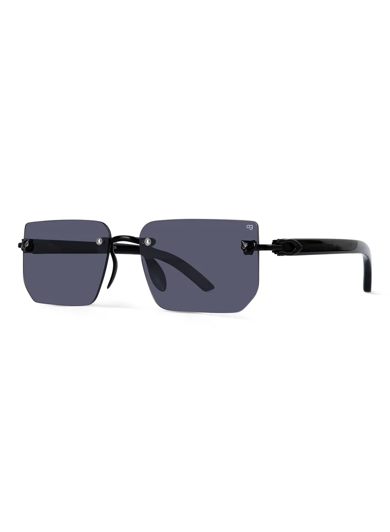 Woggles  Unisex UV Protection Rectangle Sunglasses |Rimless Sunglasses  | Best Price UAE