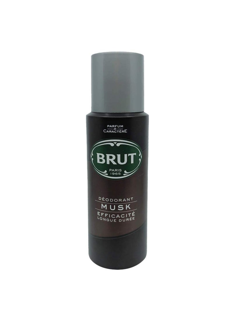 بروت Musk Spray For Men Long Lasting Fresh Active Odour Protection Signature Scented Body Deodorant Spray For Men 200Ml Men S Choice Best Gift For Men - Image 1