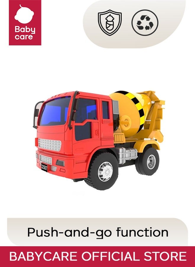 بيبي كير - شاحنة بناء خلاطة أسمنت صغيرة بعجلات - أحمر - Image 1