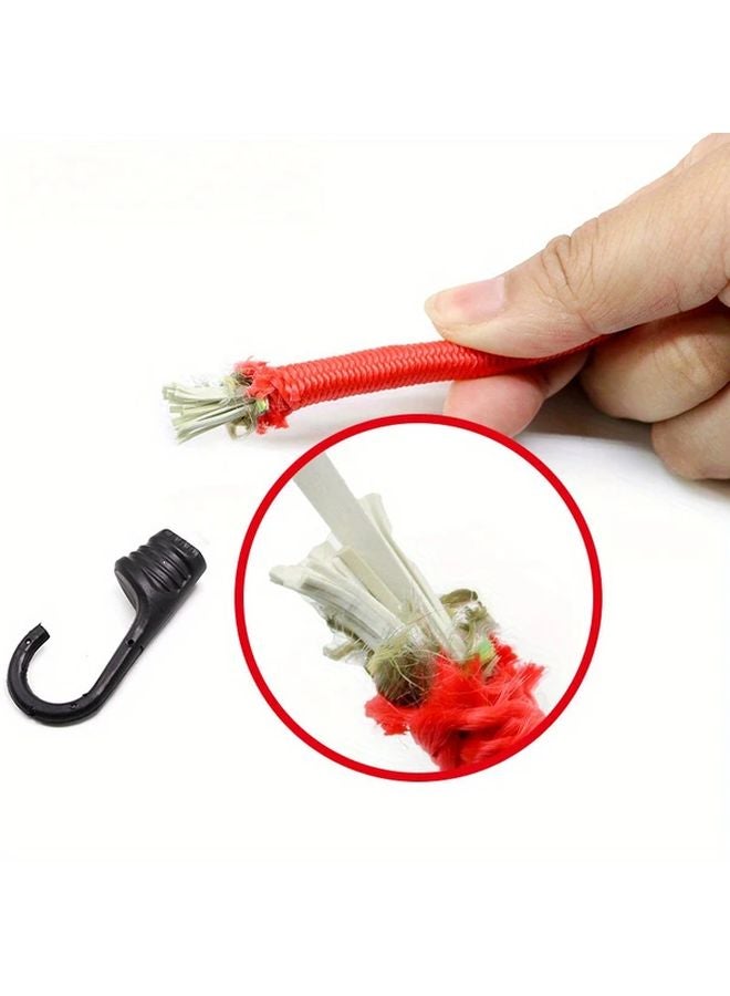 Heavy Duty Red Bungee Cargo Straps 11 81in Adjustable Tie Down Ropes for Motorcycle Truck - Image 4