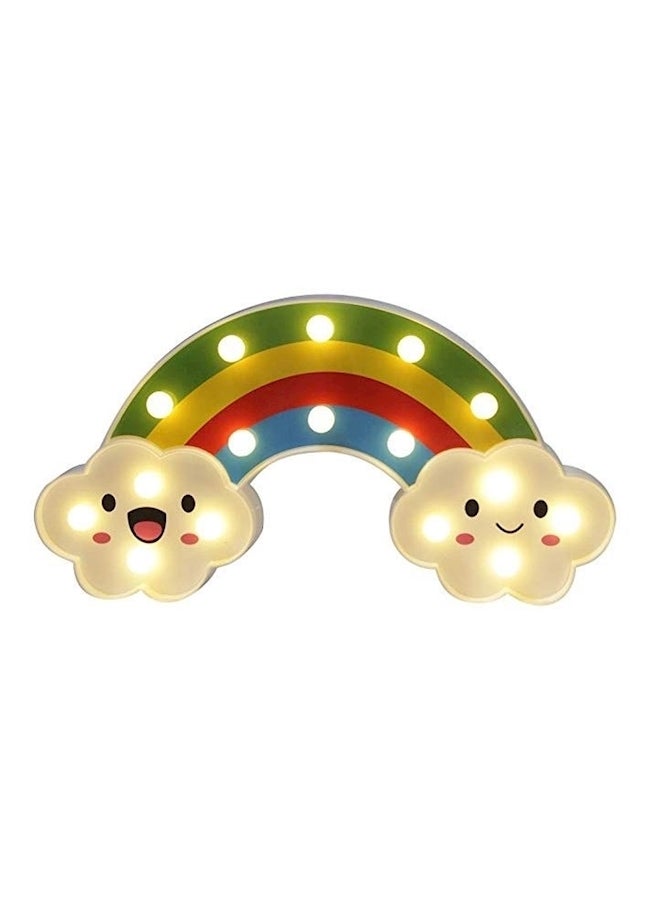 LED Rainbow Marquee Decorative Lights Multicolour 30cm - Image 1