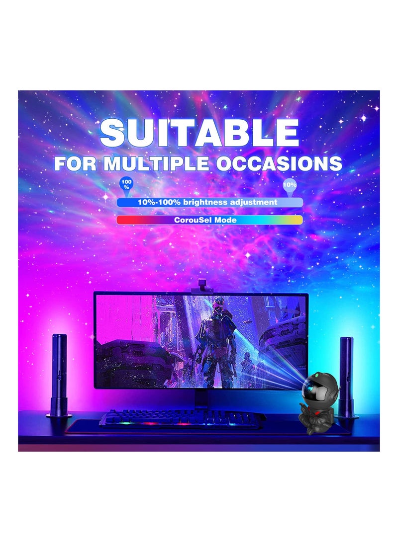 SYOSI Astronaut Light Projector, Galaxy Projector for Bedroom, Star Projector Galaxy Light, Night Light for Kids, Boys and Girls Room Decoration, Home Theater, Ceiling, Timer, Remote Control  - Image 3