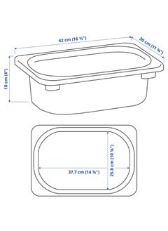 Trofast Storage Box, White, 42x30x10 cm  - Image 3