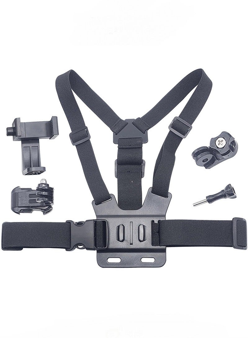 Cell phone chest strap holder GoPro strap holder - Image 2