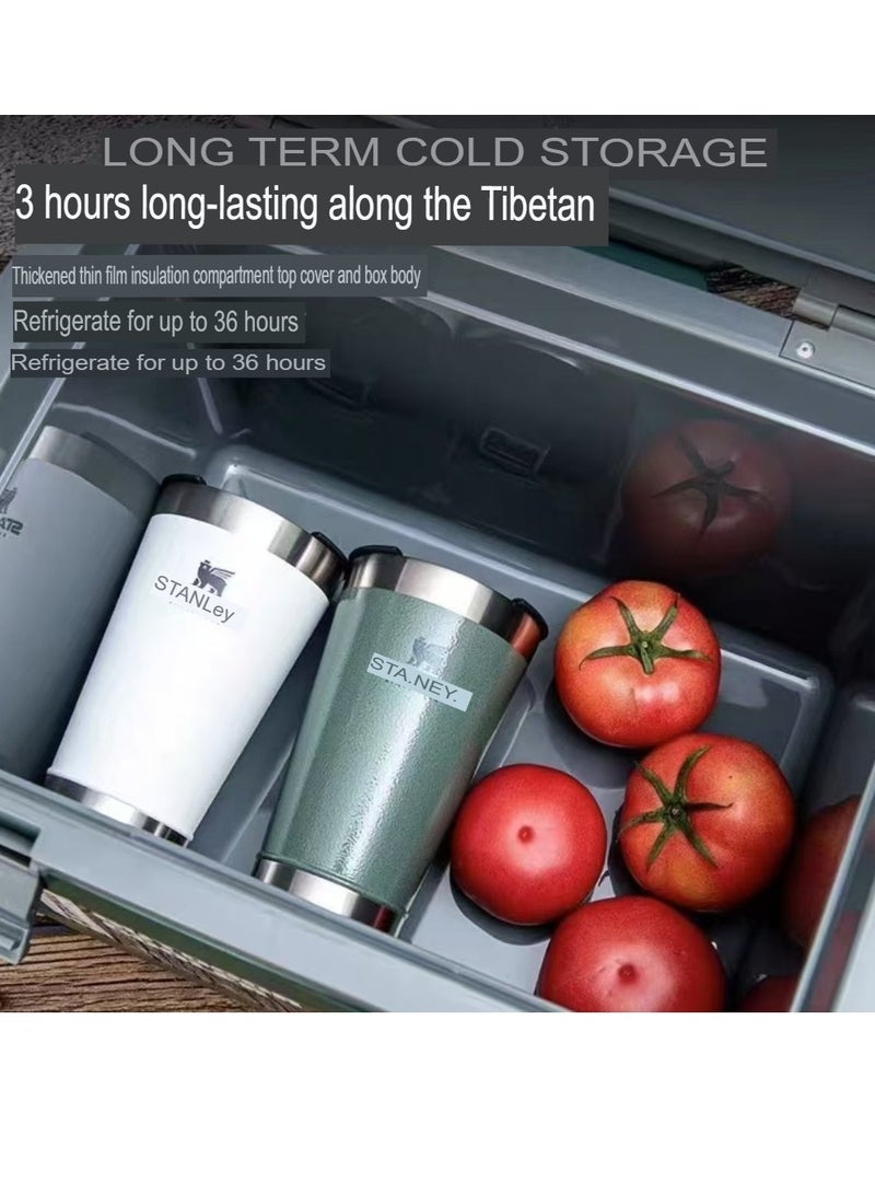 Stanley Thermos Cup, Vacuum Insulated Pint Tumbler, Stainless Steel Drinking Glass With Built In Bottle Opener, Dishwasher Safe Insulated Cup For Water Coffee Tea, (1pc, Black, 500ml) - Image 4