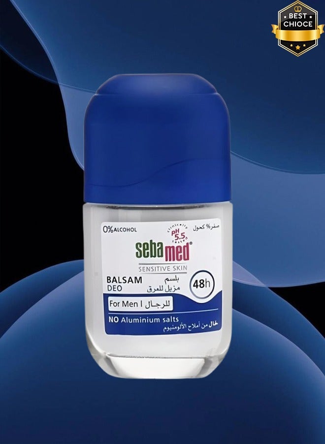 Sebamed 5 Pieces Sensitive Skin Balsam Deo For Men No Aluminium Salts 48 Hours 50ml - Image 2