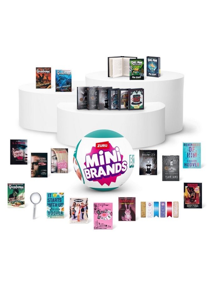 Mini Brands Books (2 Pack) by ZURU Real Miniature Book Brands Collectible Toy, Capsules of 5 Mystery Miniature Books with Real readable Pages and Accessories for Kids, Teens, Adults - Image 2