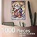 Tucocoo Santa Claus and Reindeer Jigsaw Puzzles for Adults 1000 Pieces Christmas Art Puzzle 20 x 27 Inch Colorful DIY Craft Magical Holiday Puzzles for Home Decor Perfect for Game Nights - Image 4