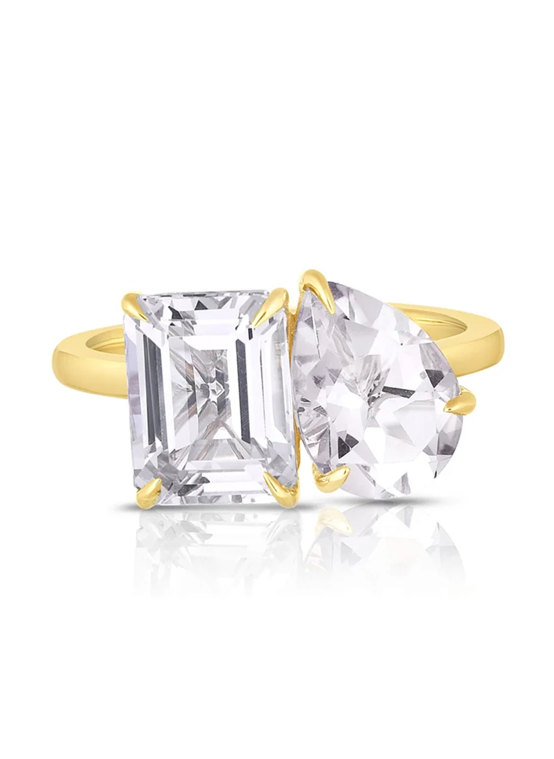 ليو جو Liu Jo Dereh White Gold Ring - LJ2550
