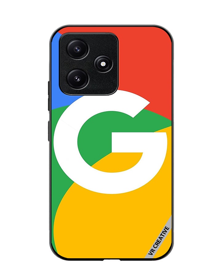 VR CREATIVE Protective Case Cover For Xiaomi Poco M6 Pro 5G Google Logo Design Multicolour - Image 1