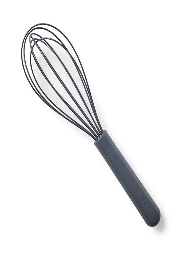 Sur La Table Silicone Whisk, Gray, Flexible Silicone Coated Wires for Nonstick- Whisking and Sauce Work, 10 in - Image 4