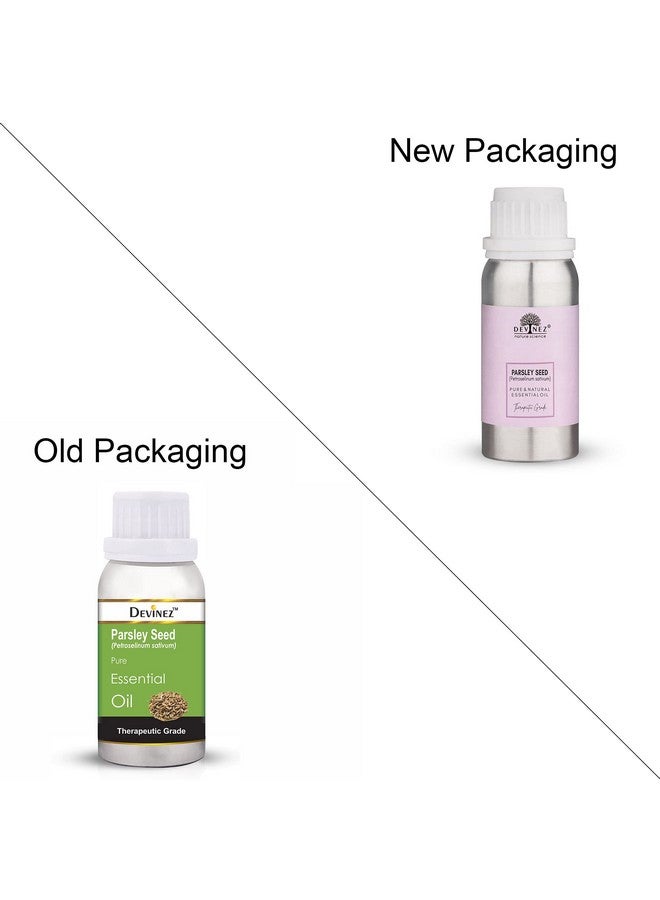 Devinez Parsley Seed Essential Oil 100% Pure Natural & Undiluted 500Ml In Anodized Aluminum Bottle - Image 3
