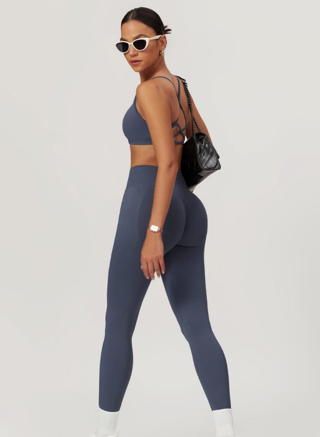 KAWN.YOGA Womens Striped Back Sports Bra  - Image 3