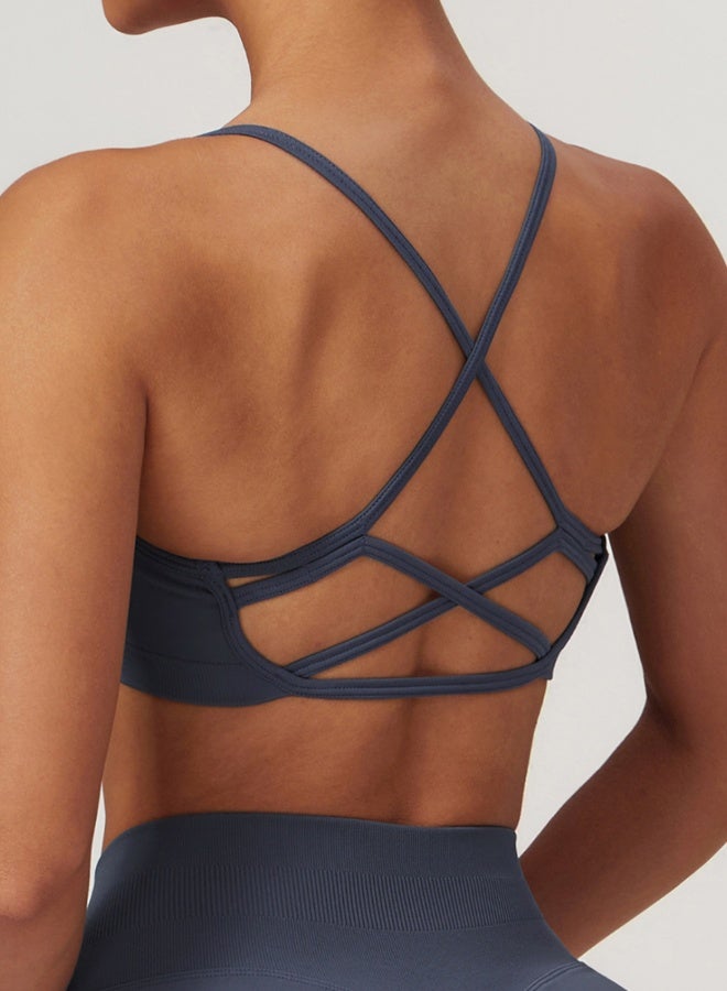 KAWN.YOGA Womens Striped Back Sports Bra  - Image 5