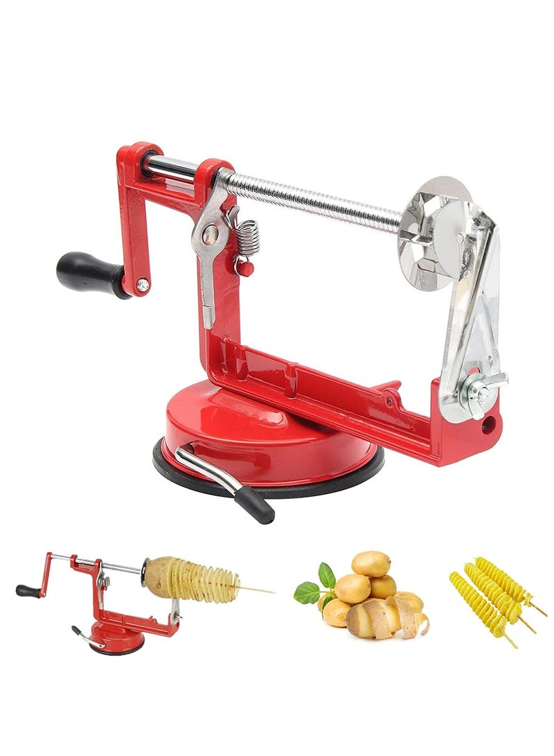 Stainless Steel Spiral Potato Cutter, Manual Tornado Fries Slicer for Perfect Twisted Chips, Essential Kitchen Tool - Image 1