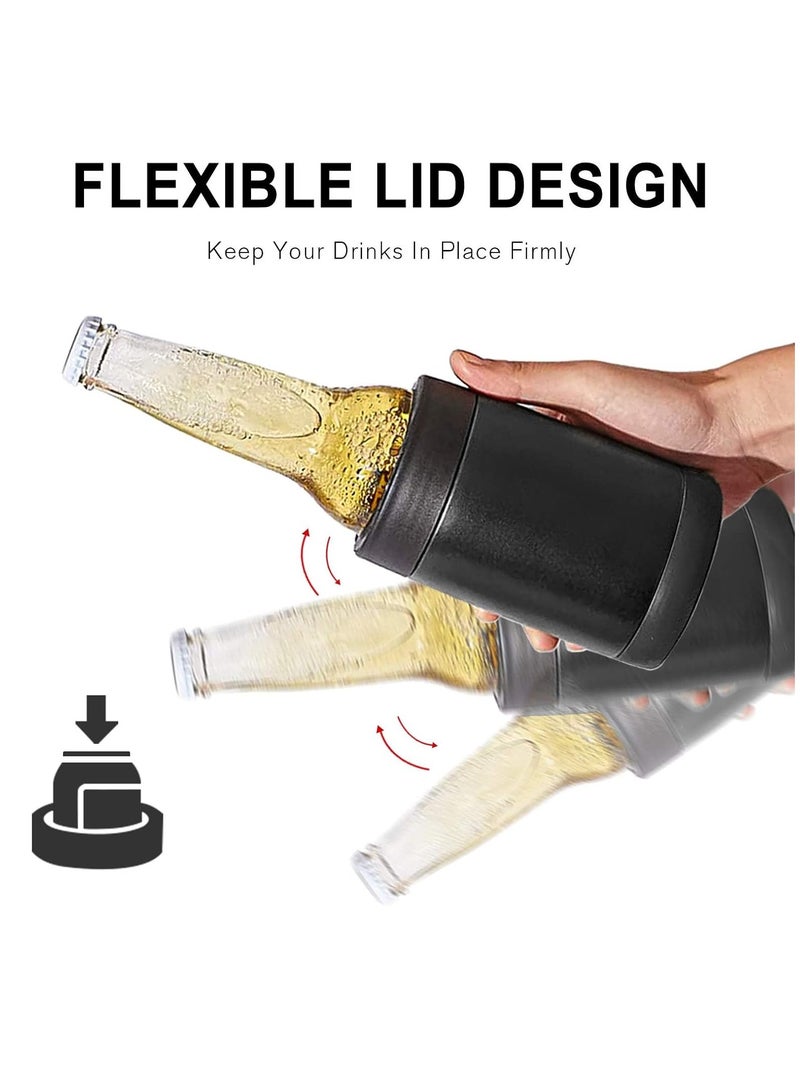 Excefore Can Cooler Stainless Steel Bottle Cooler Double Insulated 12OZ Can Holder for Drink Tumbler, BPA Free - Image 4