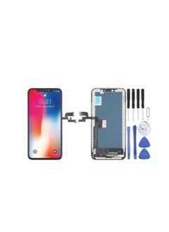 RYN RYN® For Compatible IPhone XS LCD Screen Replacement Display Assembly, Black, With repair tool kit and Screen Protector.  - Image 1