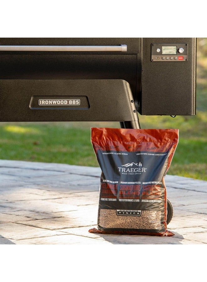 TRAEGER High Quality Premium Signature Blend Hardwood Pellets Brown 9 kg PEL337 - Image 4